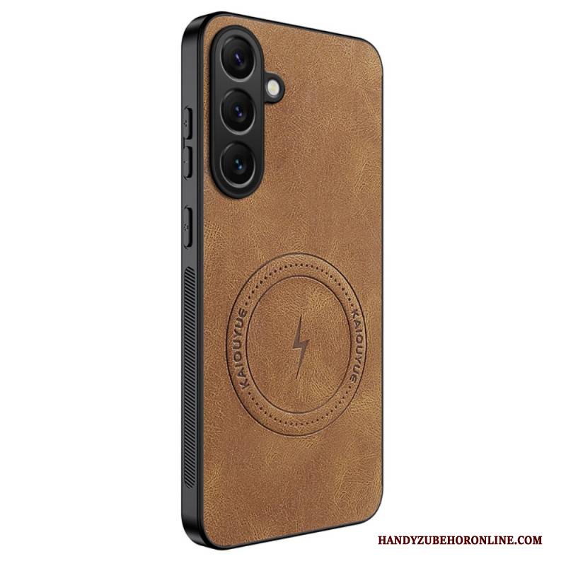 Hülle Samsung Galaxy S26 Plus Magnetische Lederoptik