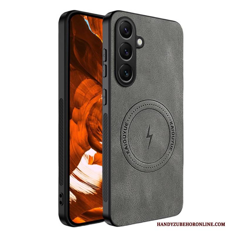 Hülle Samsung Galaxy S26 Plus Magnetisches Lederdesign