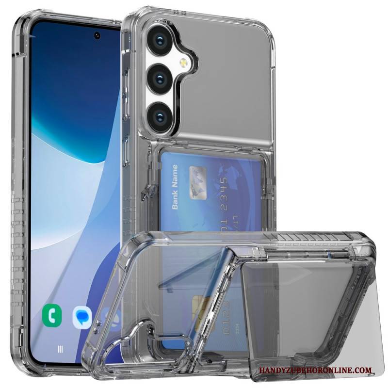 Hülle Samsung Galaxy S26 Transparent Mit Kartenhalter Und Ständer
