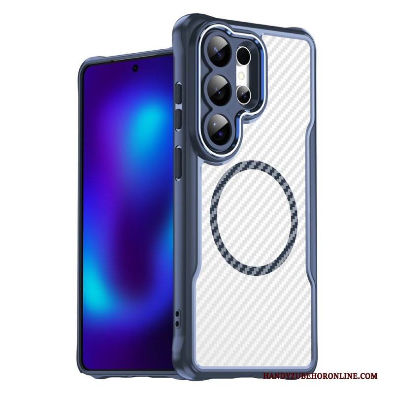 Hülle Samsung Galaxy S26 Ultra Magsafe Hybrid-schutz Carbonfaser-textur