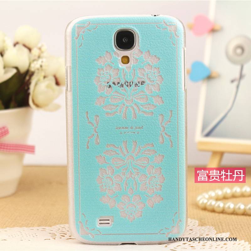 Hülle Samsung Galaxy S4 Leder Muster Handyhüllen, Case Samsung Galaxy S4 Schutz Rosa Neu