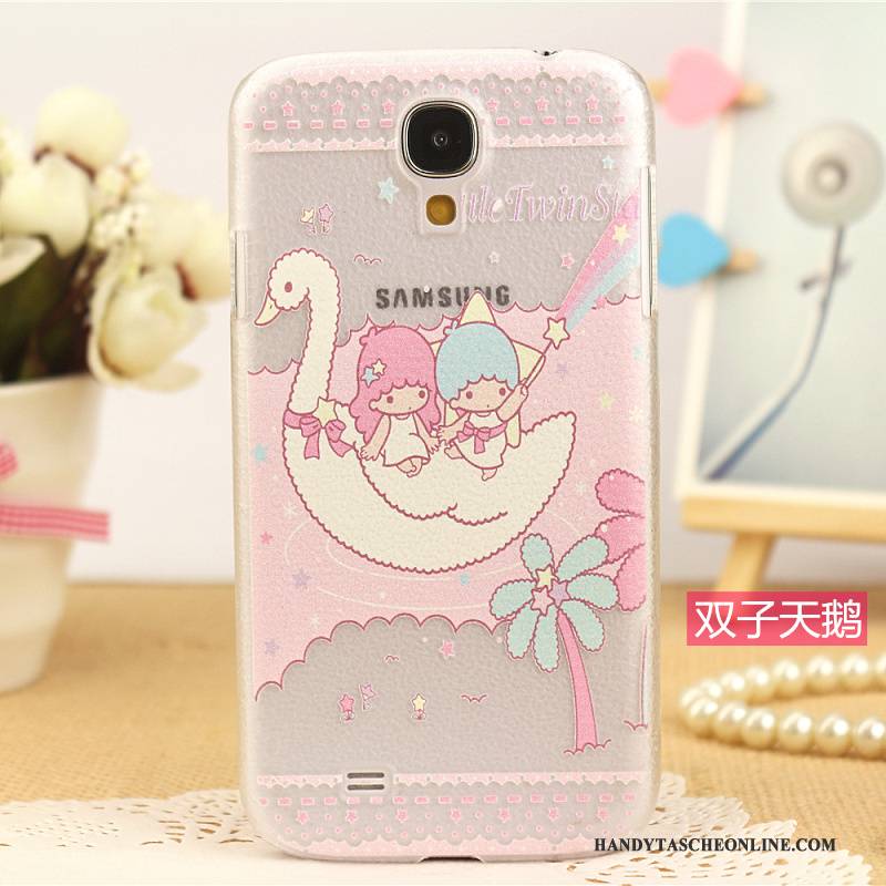 Hülle Samsung Galaxy S4 Leder Muster Handyhüllen, Case Samsung Galaxy S4 Schutz Rosa Neu