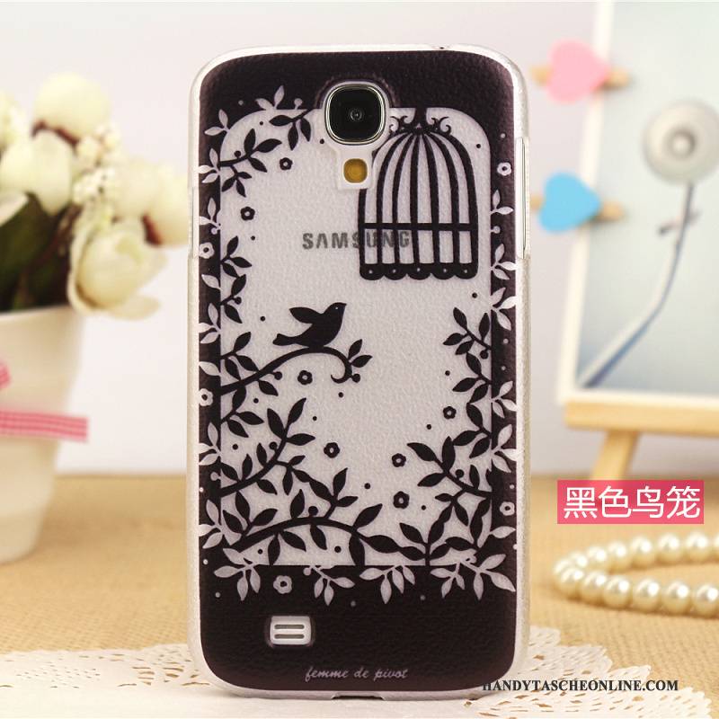 Hülle Samsung Galaxy S4 Leder Muster Handyhüllen, Case Samsung Galaxy S4 Schutz Rosa Neu