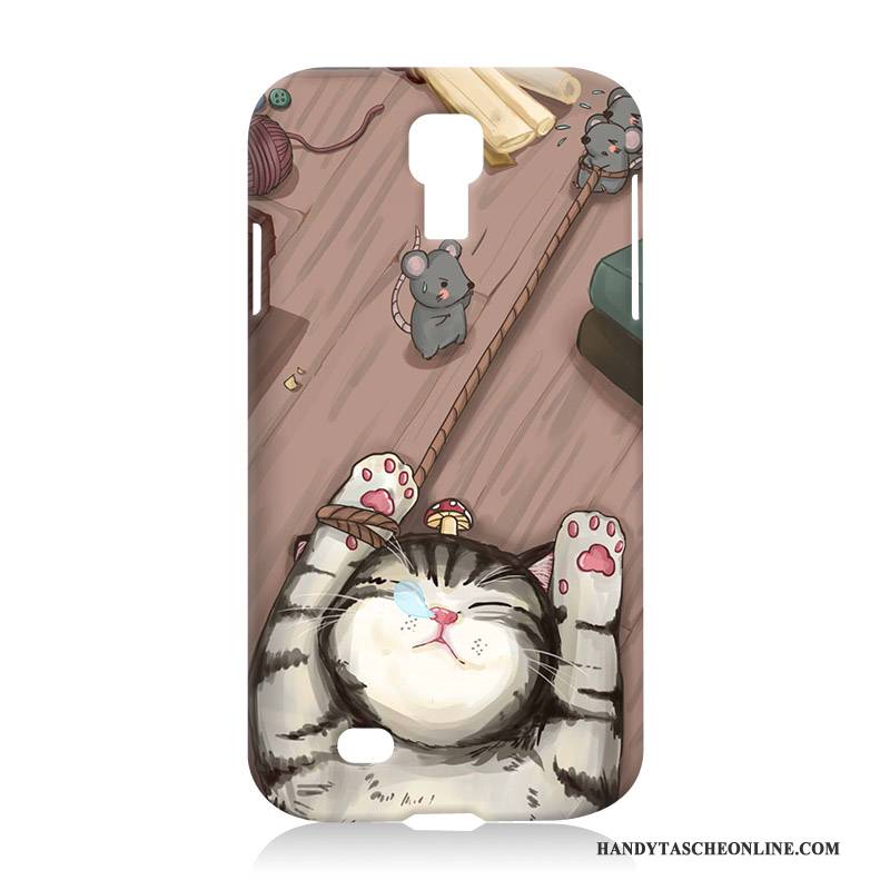 Hülle Samsung Galaxy S4 Weiche Anti-sturz Schwer, Case Samsung Galaxy S4 Schutz Rot Handyhüllen