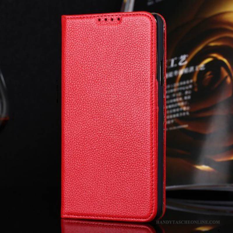 Hülle Samsung Galaxy S5 Leder Weiß Handyhüllen, Case Samsung Galaxy S5 Schutz