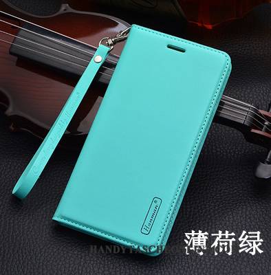Hülle Samsung Galaxy S6 Folio Handyhüllen Hängende Verzierungen, Case Samsung Galaxy S6 Leder Grün