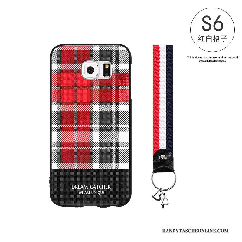 Hülle Samsung Galaxy S6 Kreativ Persönlichkeit Anti-sturz, Case Samsung Galaxy S6 Schutz Nubuck Trend