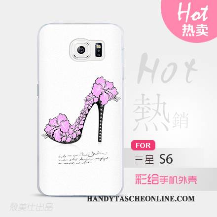 Hülle Samsung Galaxy S6 Schutz Grün Handyhüllen, Case Samsung Galaxy S6