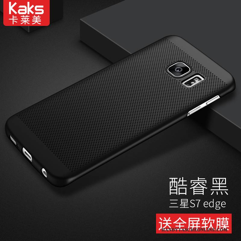 Hülle Samsung Galaxy S7 Edge Kreativ Handyhüllen Kühlung, Case Samsung Galaxy S7 Edge Farbe Trend Durchbrochenes