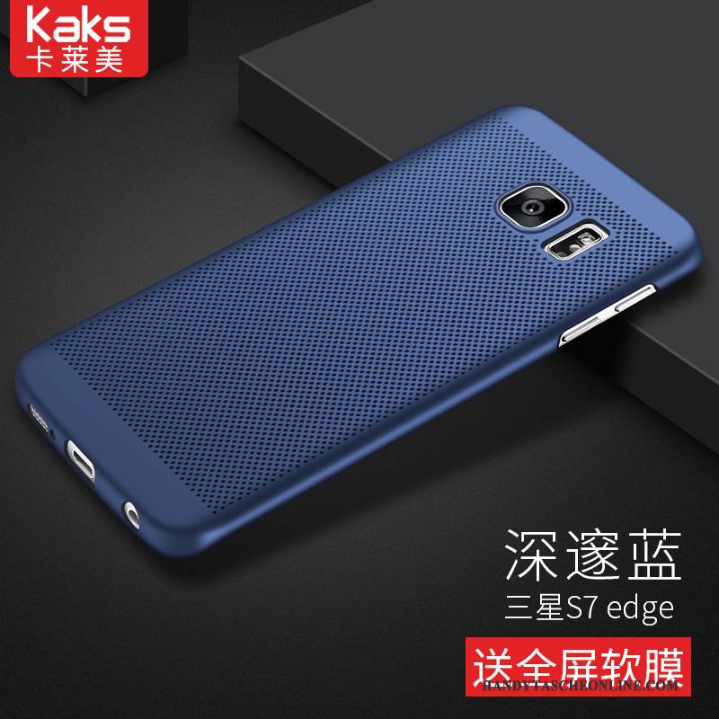 Hülle Samsung Galaxy S7 Edge Kreativ Handyhüllen Kühlung, Case Samsung Galaxy S7 Edge Farbe Trend Durchbrochenes