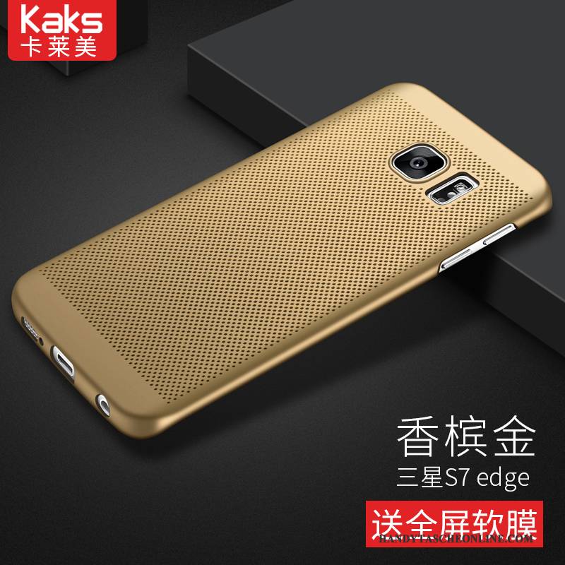 Hülle Samsung Galaxy S7 Edge Kreativ Handyhüllen Kühlung, Case Samsung Galaxy S7 Edge Farbe Trend Durchbrochenes