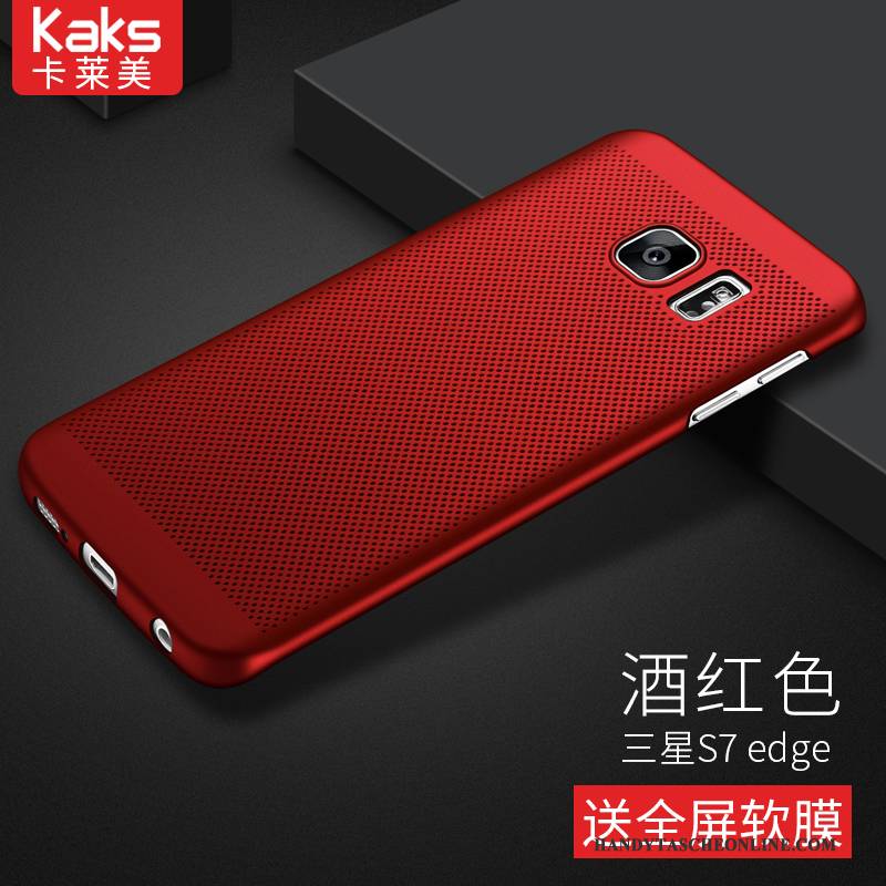 Hülle Samsung Galaxy S7 Edge Kreativ Handyhüllen Kühlung, Case Samsung Galaxy S7 Edge Farbe Trend Durchbrochenes