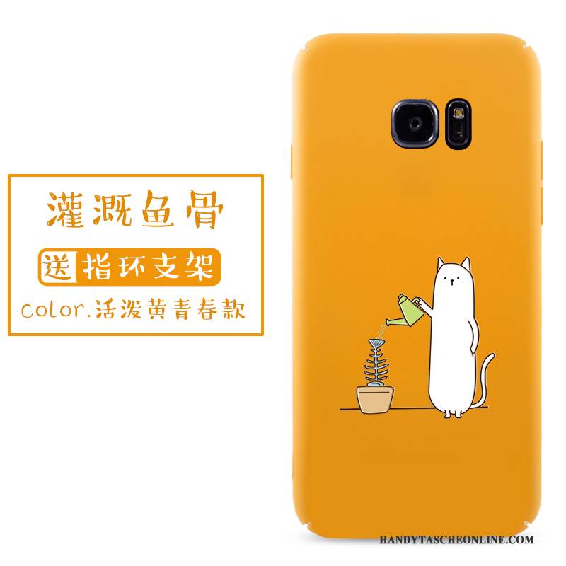 Hülle Samsung Galaxy S7 Edge Schutz Handyhüllen Nubuck, Case Samsung Galaxy S7 Edge Farbe Persönlichkeit
