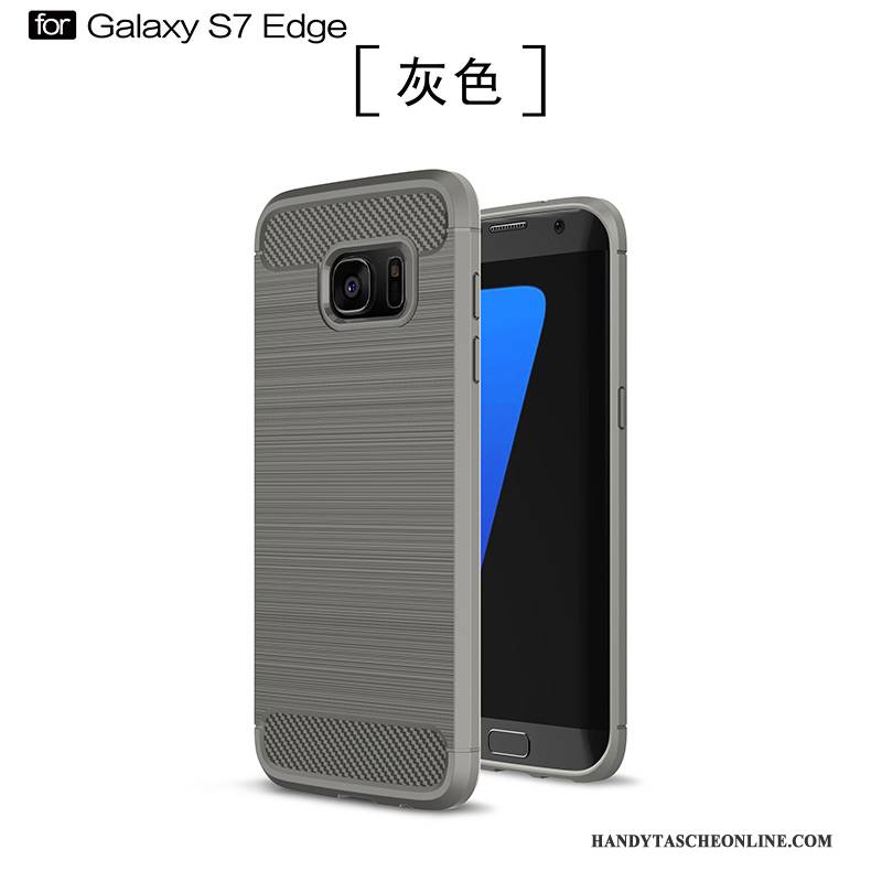 Hülle Samsung Galaxy S7 Edge Schutz Neu Handyhüllen, Case Samsung Galaxy S7 Edge Taschen Seide Anti-sturz