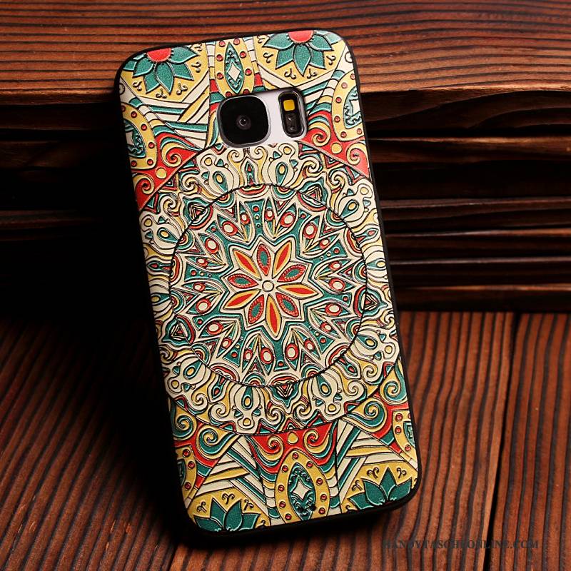 Hülle Samsung Galaxy S7 Edge Schutz Trend Anti-sturz, Case Samsung Galaxy S7 Edge Karikatur Handyhüllen