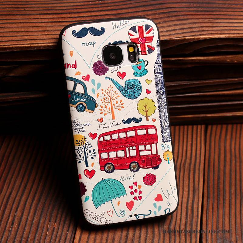 Hülle Samsung Galaxy S7 Edge Schutz Trend Anti-sturz, Case Samsung Galaxy S7 Edge Karikatur Handyhüllen