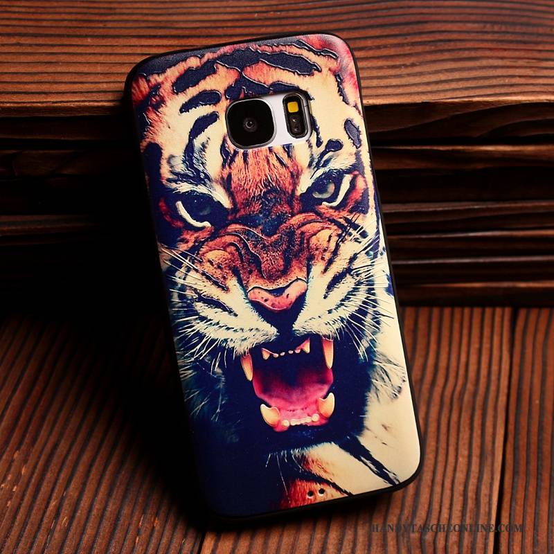 Hülle Samsung Galaxy S7 Edge Schutz Trend Anti-sturz, Case Samsung Galaxy S7 Edge Karikatur Handyhüllen