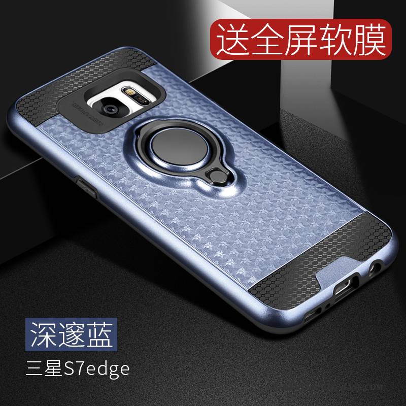Hülle Samsung Galaxy S7 Edge Schutz Trend Handyhüllen, Case Samsung Galaxy S7 Edge Halterung Schwer Anti-sturz