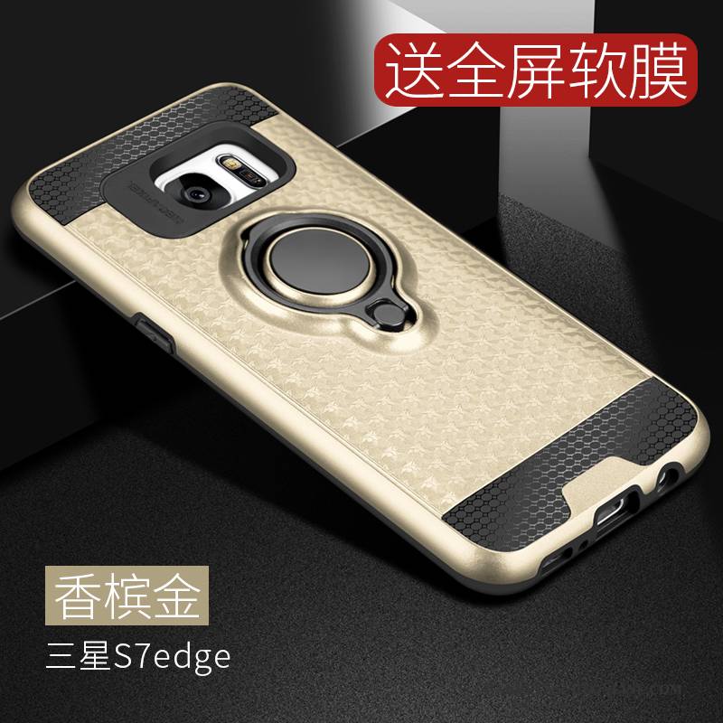 Hülle Samsung Galaxy S7 Edge Schutz Trend Handyhüllen, Case Samsung Galaxy S7 Edge Halterung Schwer Anti-sturz