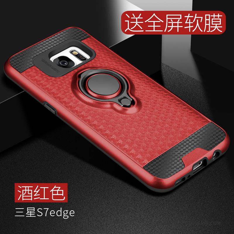 Hülle Samsung Galaxy S7 Edge Schutz Trend Handyhüllen, Case Samsung Galaxy S7 Edge Halterung Schwer Anti-sturz