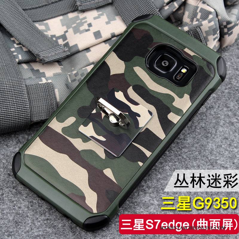 Hülle Samsung Galaxy S7 Edge Silikon Anti-sturz Persönlichkeit, Case Samsung Galaxy S7 Edge Schutz Blau Handyhüllen