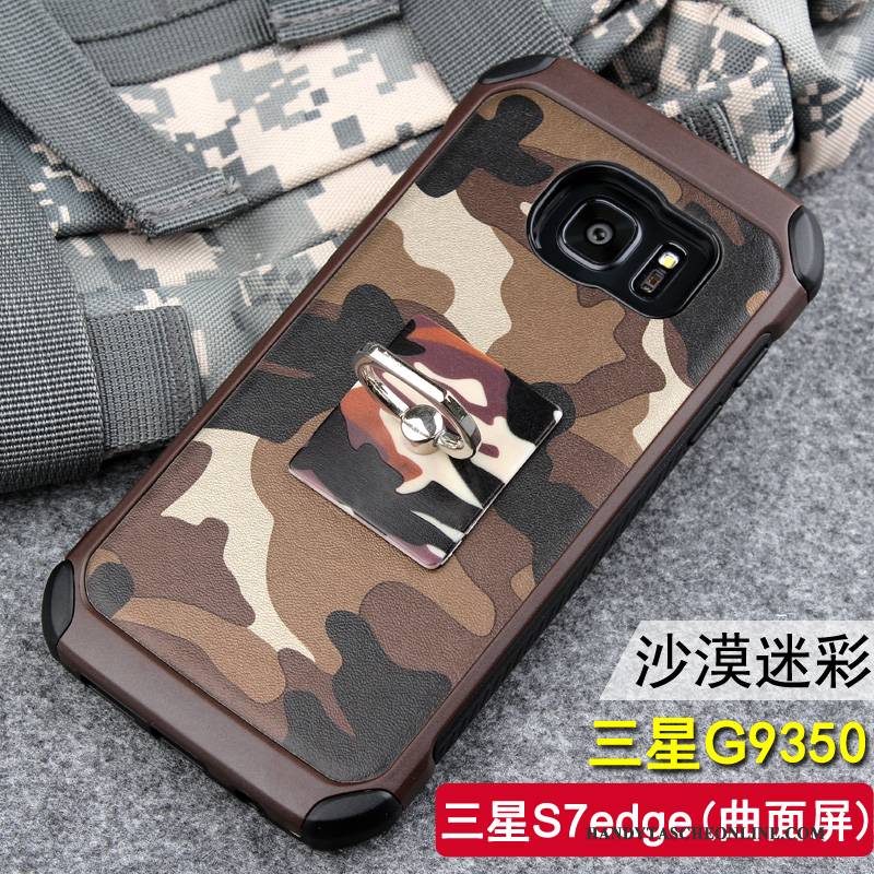 Hülle Samsung Galaxy S7 Edge Silikon Anti-sturz Persönlichkeit, Case Samsung Galaxy S7 Edge Schutz Blau Handyhüllen