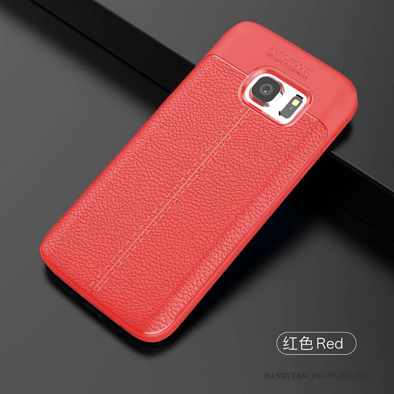 Hülle Samsung Galaxy S7 Edge Silikon Handyhüllen Persönlichkeit, Case Samsung Galaxy S7 Edge Weiche Schwarz Trend