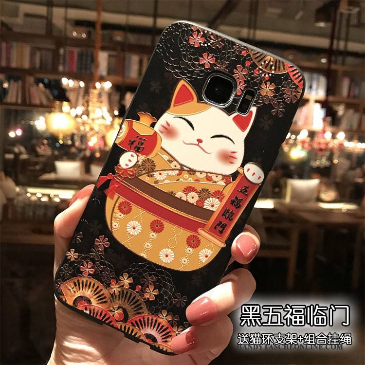 Hülle Samsung Galaxy S7 Edge Silikon Hängende Verzierungen Handyhüllen, Case Samsung Galaxy S7 Edge Taschen Trend Reichtum