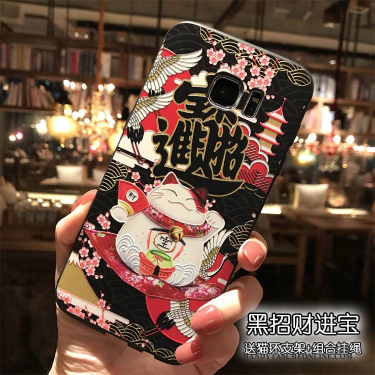 Hülle Samsung Galaxy S7 Edge Silikon Hängende Verzierungen Handyhüllen, Case Samsung Galaxy S7 Edge Taschen Trend Reichtum