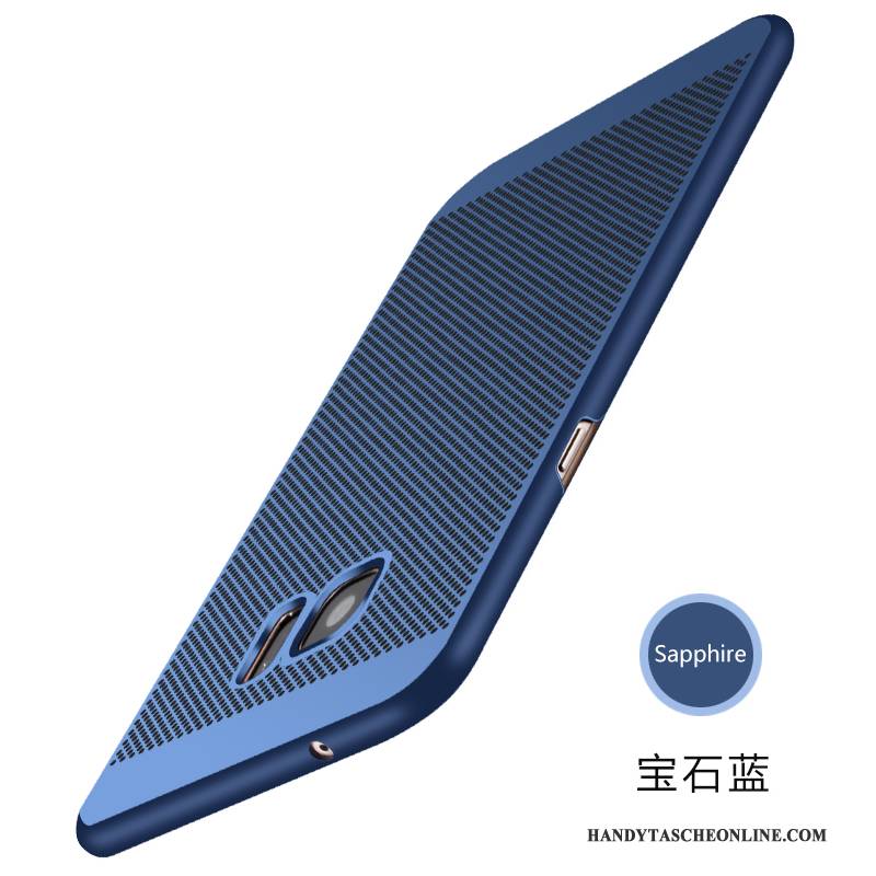 Hülle Samsung Galaxy S7 Edge Taschen Gold Nubuck, Case Samsung Galaxy S7 Edge Schutz Schwer Atmungsaktiv