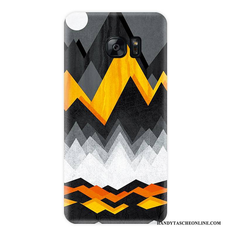 Hülle Samsung Galaxy S7 Edge Weiche Persönlichkeit Lila, Case Samsung Galaxy S7 Edge Taschen Anti-sturz Nubuck