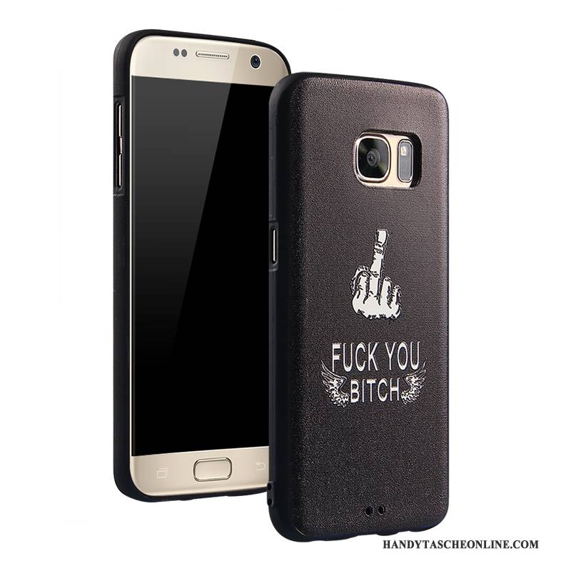 Hülle Samsung Galaxy S7 Karikatur Anti-sturz Handyhüllen, Case Samsung Galaxy S7 Farbe Hängende Verzierungen