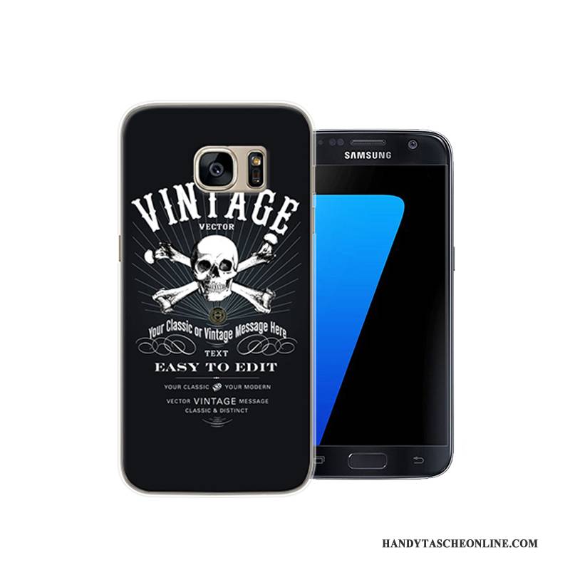 Hülle Samsung Galaxy S7 Karikatur Persönlichkeit Handyhüllen, Case Samsung Galaxy S7 Kreativ Anti-sturz Schwer