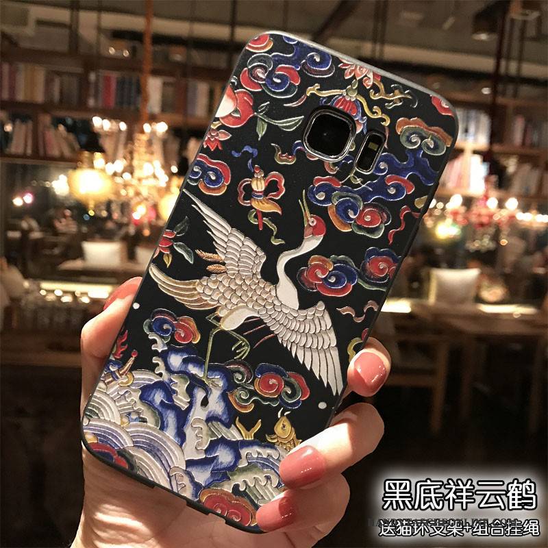 Hülle Samsung Galaxy S7 Silikon Wind Persönlichkeit, Case Samsung Galaxy S7 Taschen Handyhüllen Hängende Verzierungen