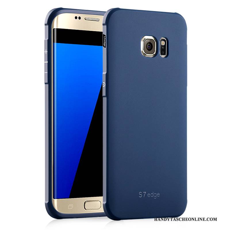 Hülle Samsung Galaxy S7 Weiche Grau Handyhüllen, Case Samsung Galaxy S7 Schutz Schlank Trend