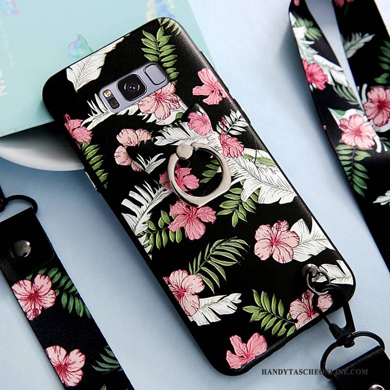 Hülle Samsung Galaxy S8+ Farbe Hängende Verzierungen Ring, Case Samsung Galaxy S8+ Halterung