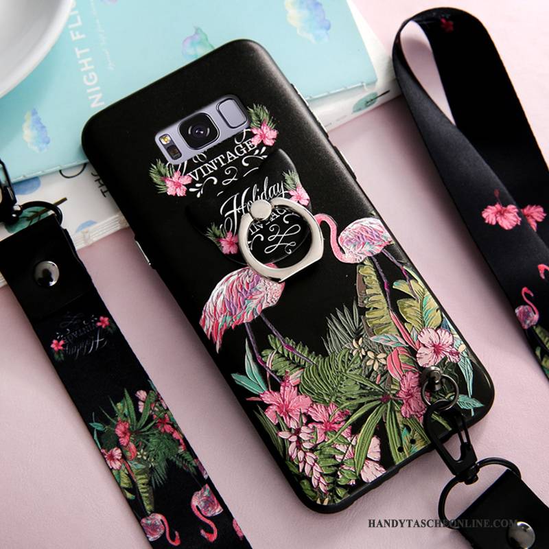 Hülle Samsung Galaxy S8+ Farbe Hängende Verzierungen Ring, Case Samsung Galaxy S8+ Halterung