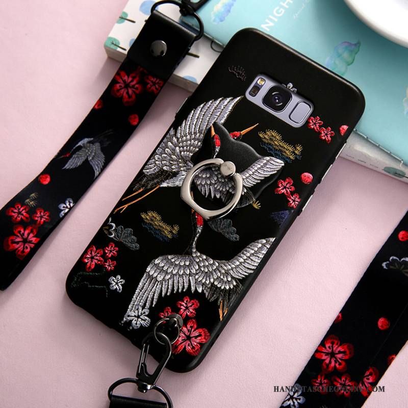 Hülle Samsung Galaxy S8+ Farbe Hängende Verzierungen Ring, Case Samsung Galaxy S8+ Halterung