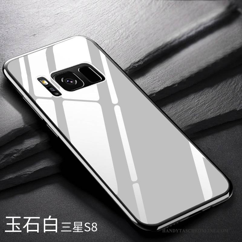 Hülle Samsung Galaxy S8 Silikon Glas Hintere Abdeckung, Case Samsung Galaxy S8 Taschen Anti-sturz Handyhüllen