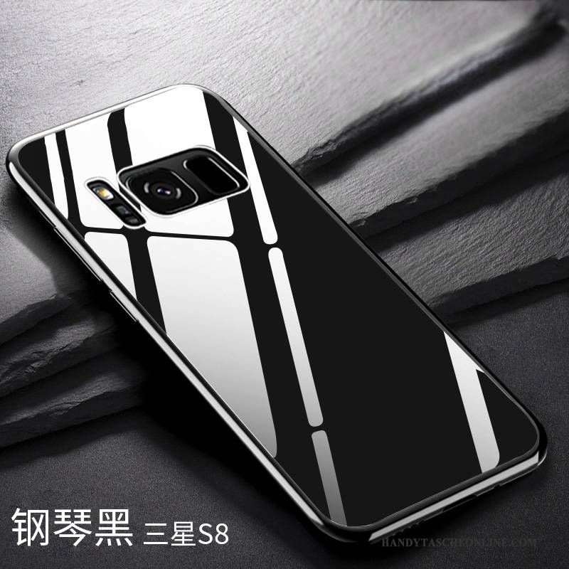 Hülle Samsung Galaxy S8 Silikon Glas Hintere Abdeckung, Case Samsung Galaxy S8 Taschen Anti-sturz Handyhüllen