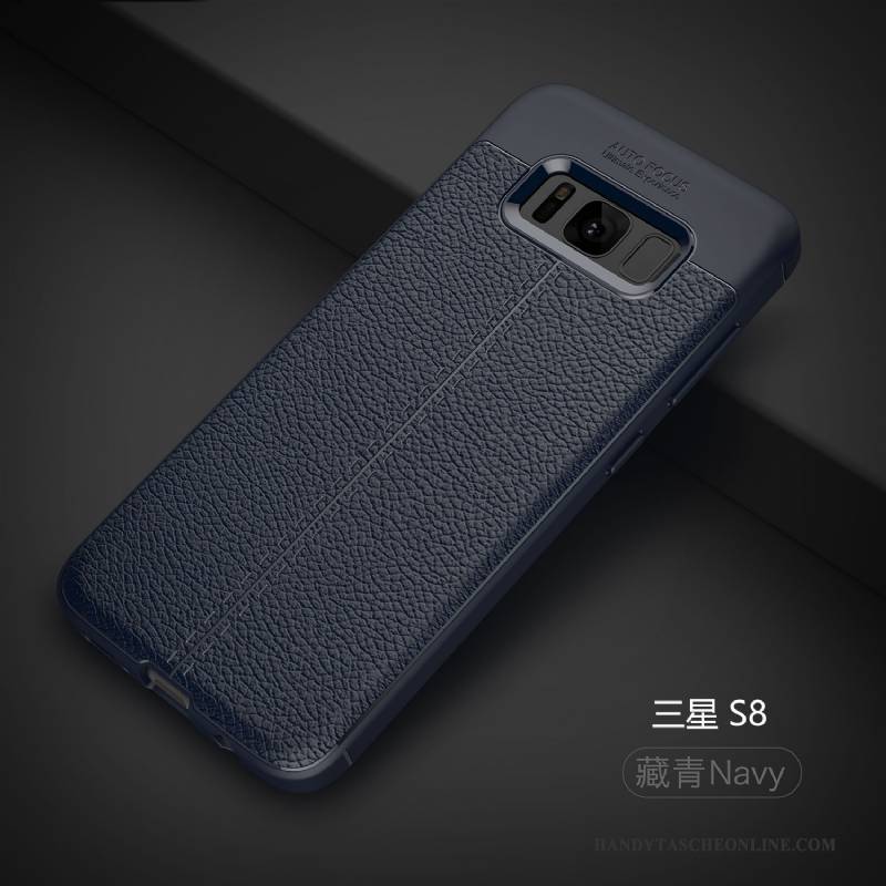 Hülle Samsung Galaxy S8 Taschen Handyhüllen Anti-sturz, Case Samsung Galaxy S8 Schutz Trend Schwarz