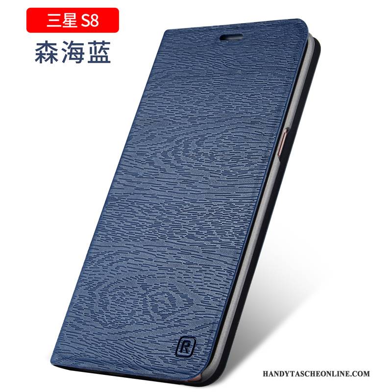 Hülle Samsung Galaxy S8 Taschen Handyhüllen Gold, Case Samsung Galaxy S8 Folio Anti-sturz