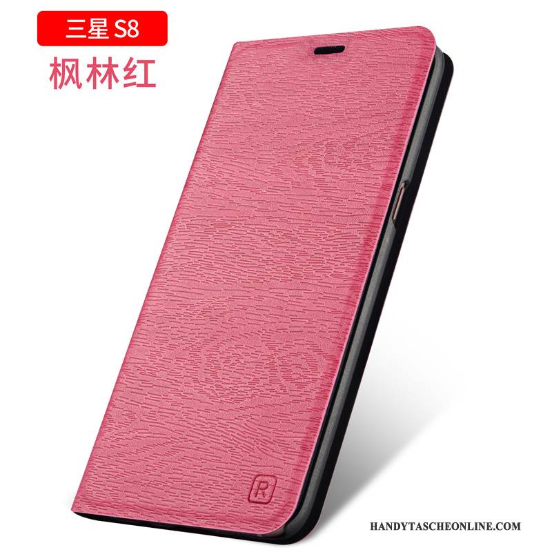 Hülle Samsung Galaxy S8 Taschen Handyhüllen Gold, Case Samsung Galaxy S8 Folio Anti-sturz