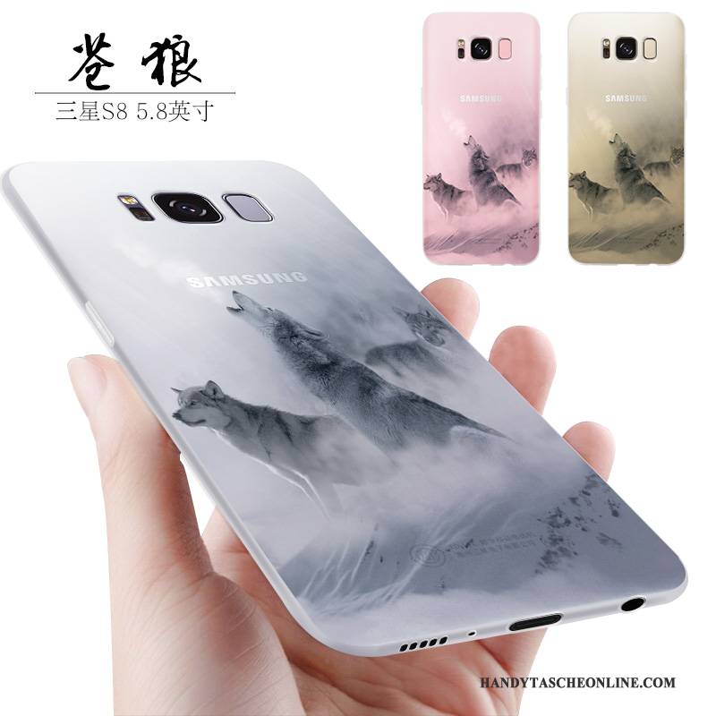 Hülle Samsung Galaxy S8 Taschen Mini Trend, Case Samsung Galaxy S8 Silikon Handyhüllen Nubuck