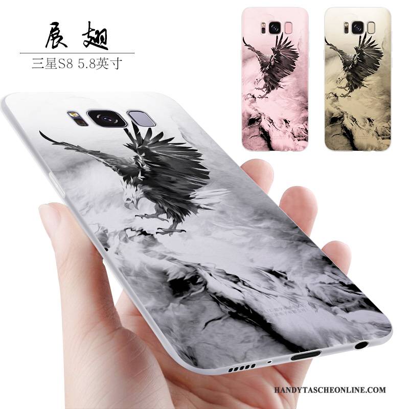 Hülle Samsung Galaxy S8 Taschen Mini Trend, Case Samsung Galaxy S8 Silikon Handyhüllen Nubuck