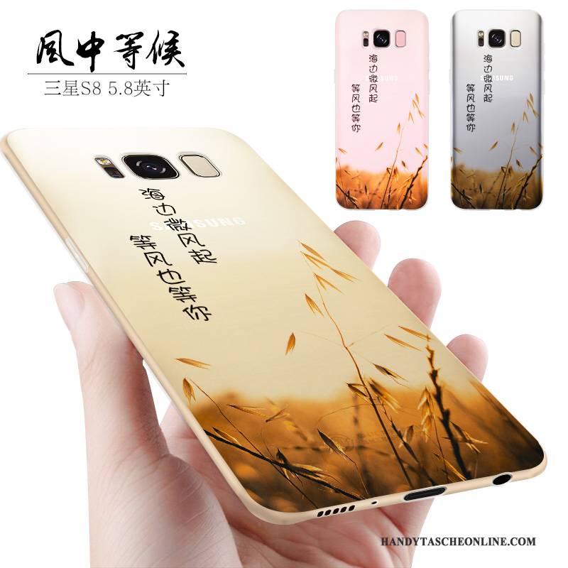 Hülle Samsung Galaxy S8 Taschen Mini Trend, Case Samsung Galaxy S8 Silikon Handyhüllen Nubuck