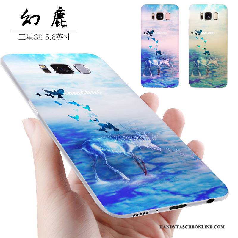 Hülle Samsung Galaxy S8 Taschen Mini Trend, Case Samsung Galaxy S8 Silikon Handyhüllen Nubuck