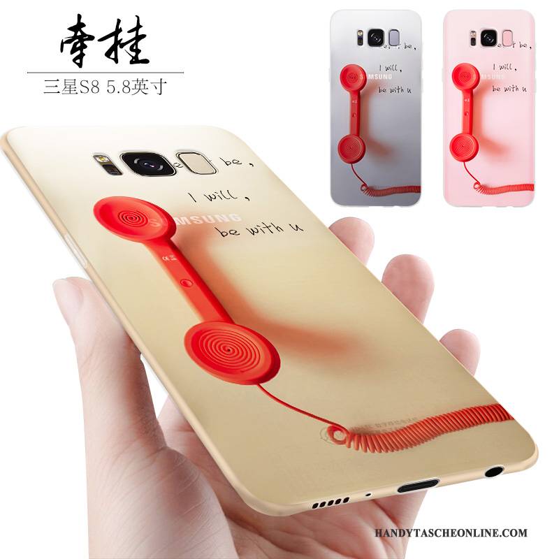 Hülle Samsung Galaxy S8 Taschen Mini Trend, Case Samsung Galaxy S8 Silikon Handyhüllen Nubuck