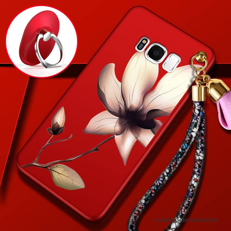 Hülle Samsung Galaxy S8+ Taschen Rot Anti-sturz, Case Samsung Galaxy S8+ Weiche Trend Handyhüllen
