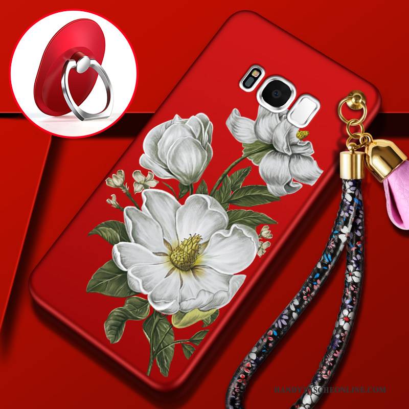 Hülle Samsung Galaxy S8+ Taschen Rot Anti-sturz, Case Samsung Galaxy S8+ Weiche Trend Handyhüllen